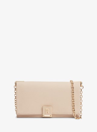 TH Monogram Chain Strap Crossbody Bag